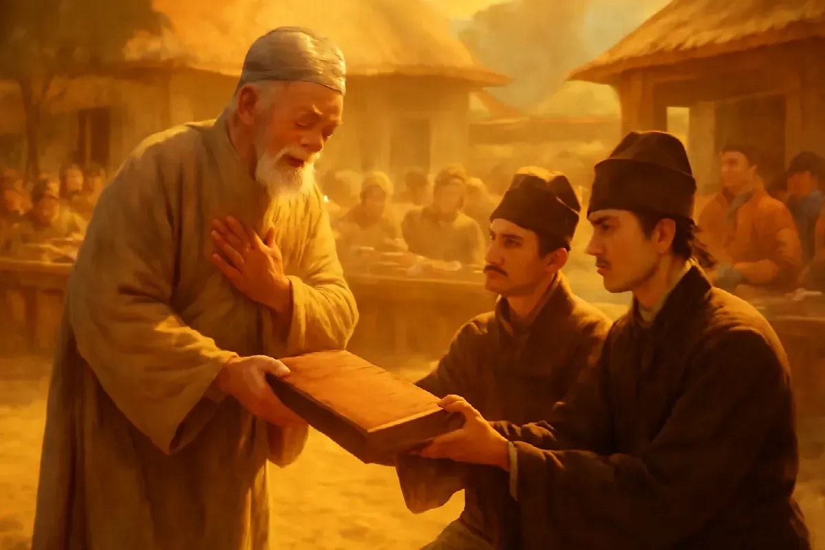 Ba anh em hiếu liêm nhường gia sản