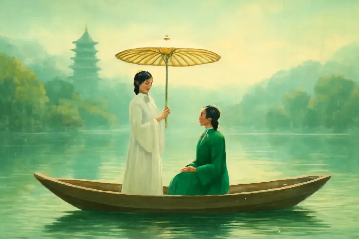 Bạch nương tử bị trấn dưới tháp Lôi Phong