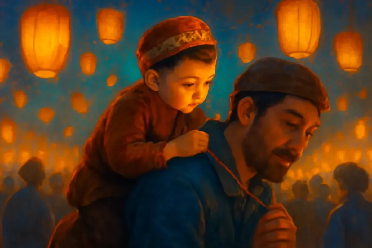 Cậu bé năm tuổi vào chầu vua